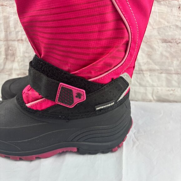Kamik Girls Toddler 13 Pink Snowfall Insulated Waterproof Winter Snow Boots - Picture 7 of 12